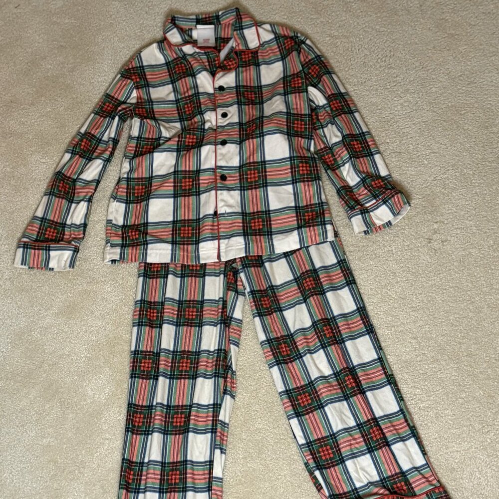 flannel pajama set